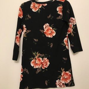 VICI floral tie front 3/4 sleeve top